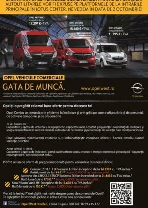 Caravana Opel Vehicule Comerciale