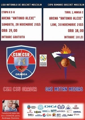 CSM CSU Oradea vs Gaz Metan Medias