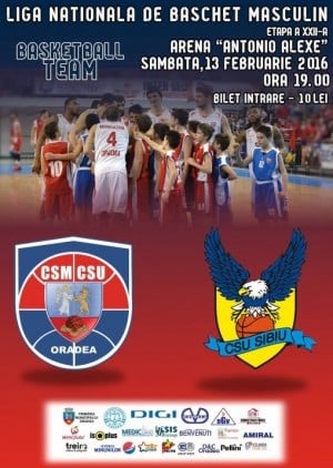 CSM CSU Oradea vs CSU Sibiu