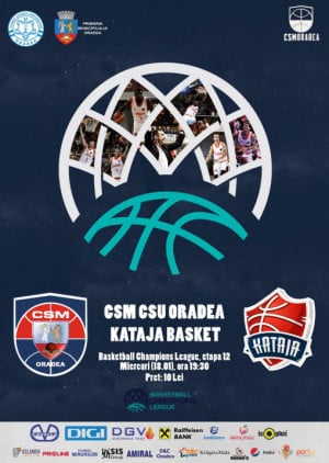 CSM CSU Oradea vs Kataja Basket
