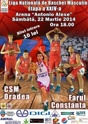 CSM Oradea VS Farul Constanta