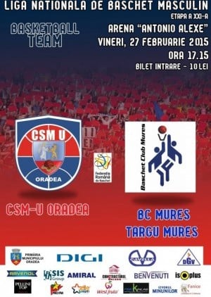 Csm-U Oradea vs Bc Mures