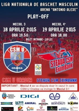 CSM U Oradea vs Steaua CSM Eximbank