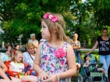Distracţia copiilor în Parcul Bălcescu